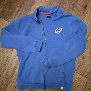 Blue Jayhawk Zip-Up Jacket